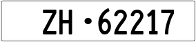 Truck License Plate
